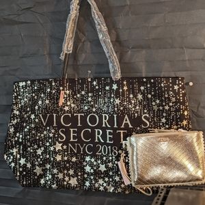 VS tote with Cosmo bag